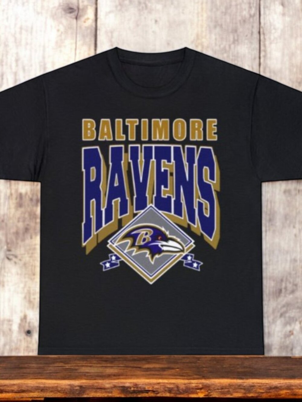 Vintage Baltimore Football shirt, Retro Style Ravens Football Shirt REPRINT